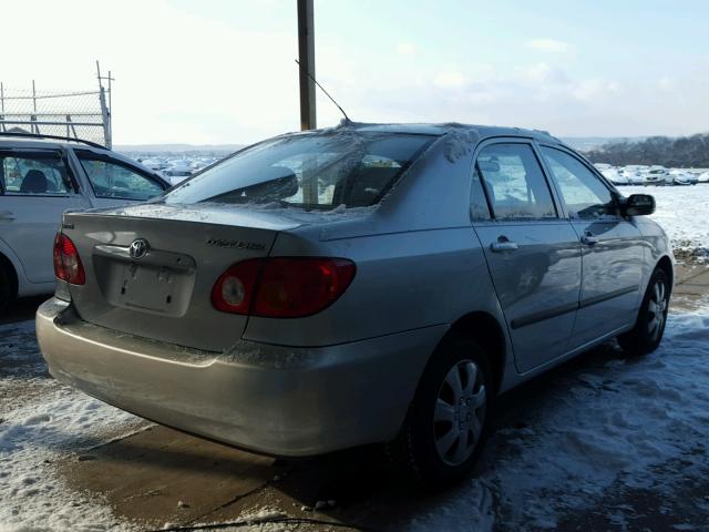 1NXBR32E14Z203577 - 2004 TOYOTA COROLLA CE SILVER photo 4