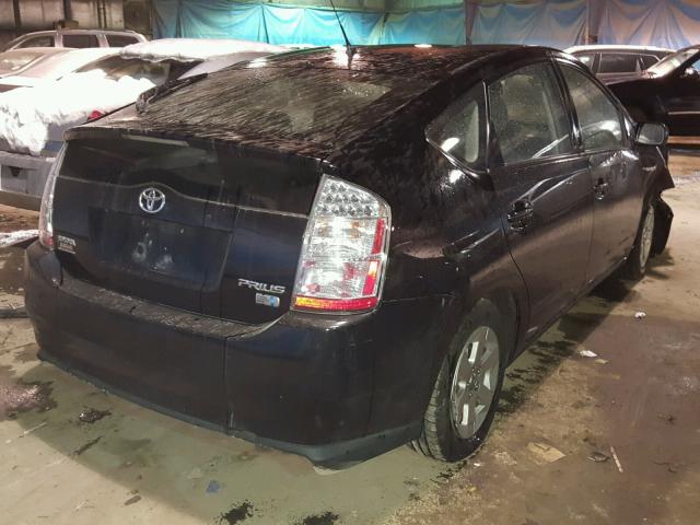 JTDKB20U163139059 - 2006 TOYOTA PRIUS BLACK photo 4