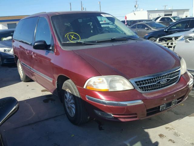 2FMDA5242YBC50311 - 2000 FORD WINDSTAR S RED photo 1