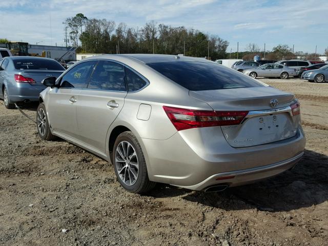4T1BK1EB7HU259538 - 2017 TOYOTA AVALON XLE GOLD photo 3