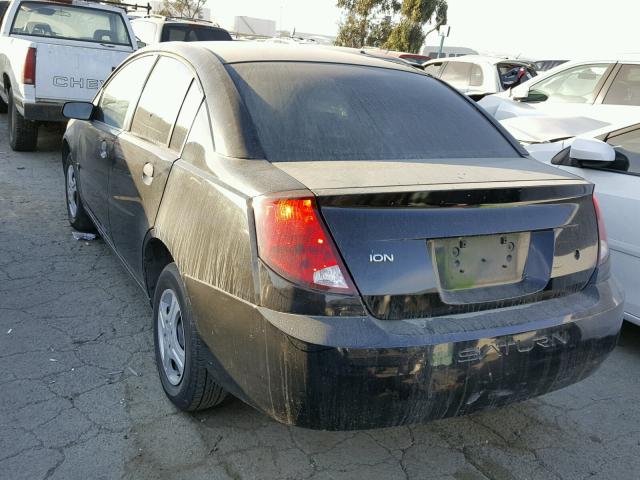 1G8AG52F65Z146947 - 2005 SATURN ION LEVEL BLACK photo 3