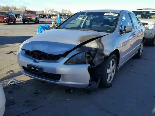 1HGCM56694A130838 - 2004 HONDA ACCORD EX SILVER photo 2