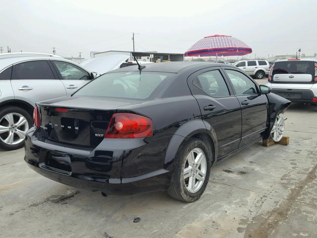 1C3CDZCB3DN590971 - 2013 DODGE AVENGER SX BLACK photo 4