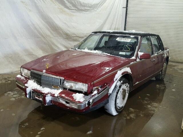 1G6KS515XJU819993 - 1988 CADILLAC SEVILLE RED photo 2