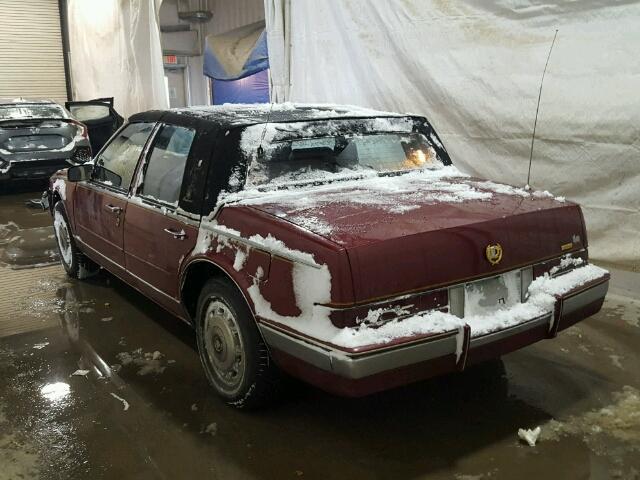 1G6KS515XJU819993 - 1988 CADILLAC SEVILLE RED photo 3