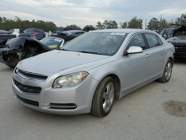 1G1ZC5E02AF175569 - 2010 CHEVROLET MALIBU 1LT SILVER photo 2