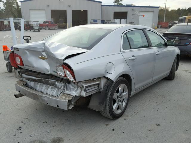 1G1ZC5E02AF175569 - 2010 CHEVROLET MALIBU 1LT SILVER photo 4