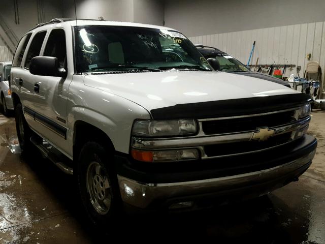 1GNEK13T6YJ149148 - 2000 CHEVROLET TAHOE K150 WHITE photo 1