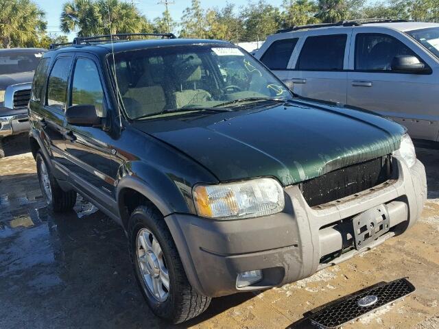 1FMYU04182KD13682 - 2002 FORD ESCAPE XLT GREEN photo 1