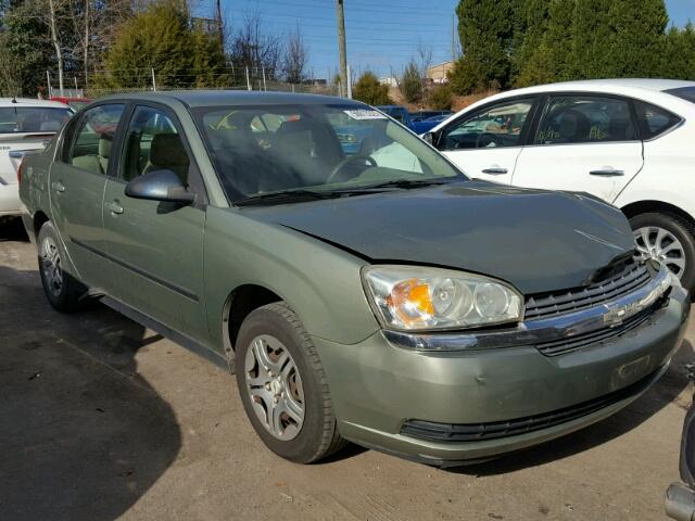 1G1ZS52F35F275777 - 2005 CHEVROLET MALIBU GREEN photo 1