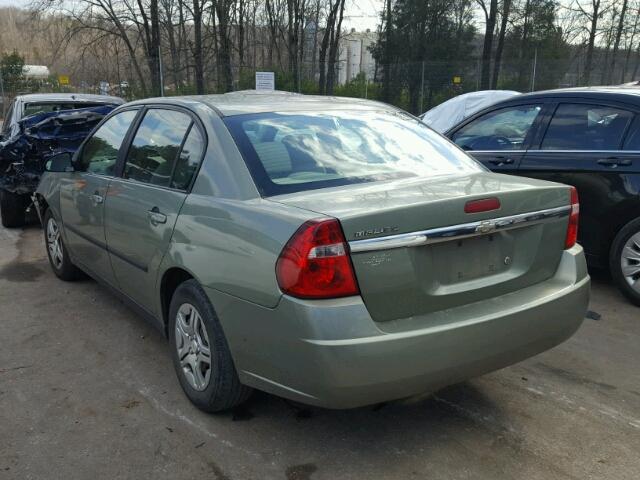 1G1ZS52F35F275777 - 2005 CHEVROLET MALIBU GREEN photo 3