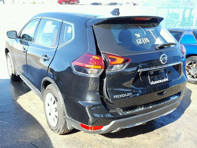 KNMAT2MT3HP572503 - 2017 NISSAN ROGUE S BLACK photo 3