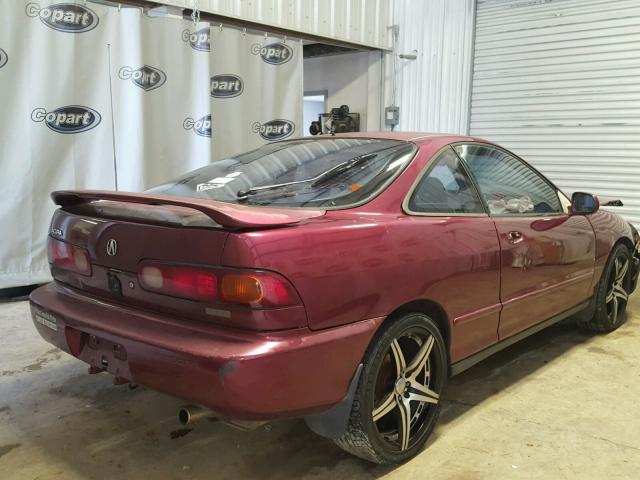 JH4DC4460TS013756 - 1996 ACURA INTEGRA SE MAROON photo 4