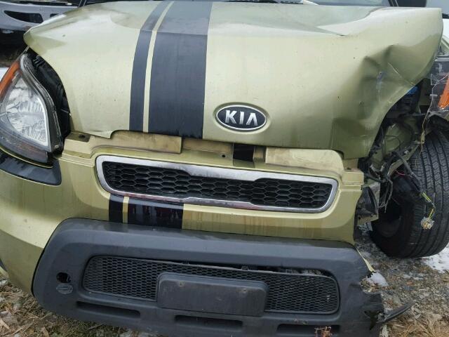 KNDJT2A22A7104666 - 2010 KIA SOUL + GREEN photo 7