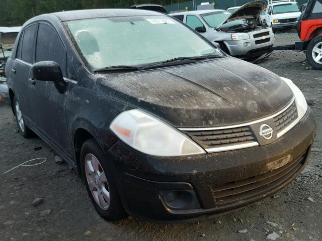 3N1BC11EX7L439044 - 2007 NISSAN VERSA S BLACK photo 1