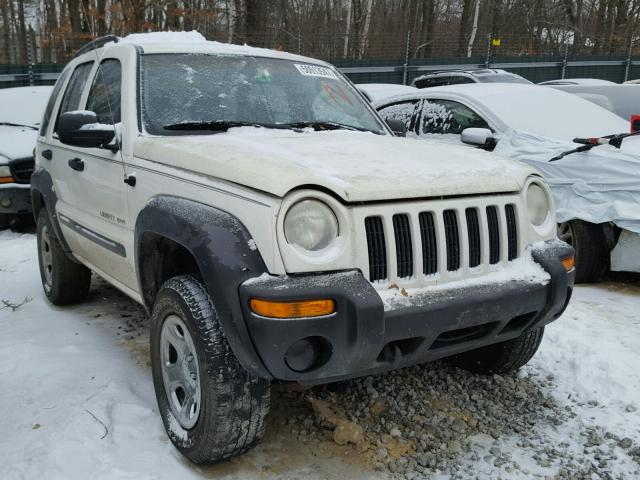 1J4GL48K42W327062 - 2002 JEEP LIBERTY SP WHITE photo 1