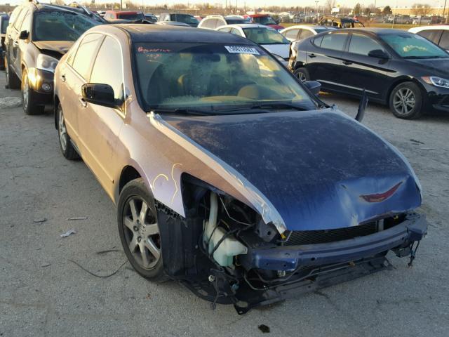 1HGCM66515A042493 - 2005 HONDA ACCORD EX BLUE photo 1