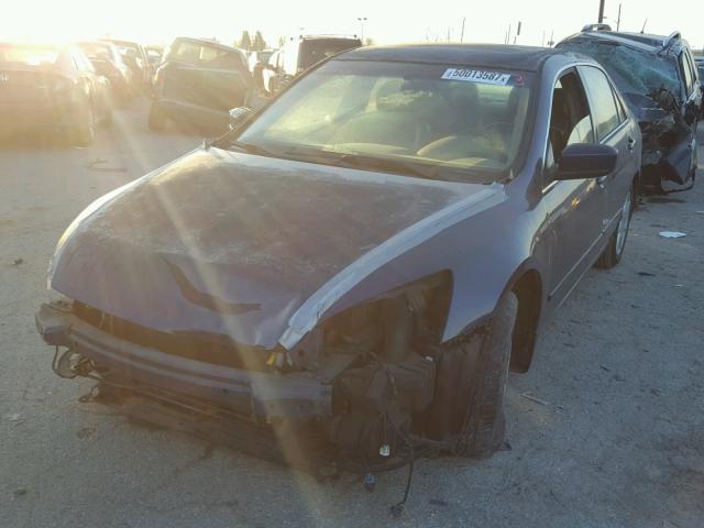 1HGCM66515A042493 - 2005 HONDA ACCORD EX BLUE photo 2