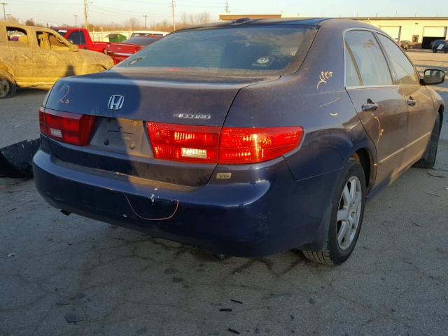 1HGCM66515A042493 - 2005 HONDA ACCORD EX BLUE photo 4