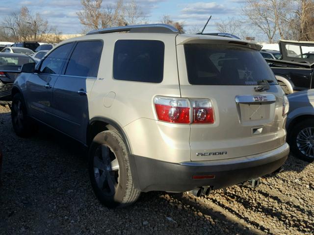 1GKER23D59J141213 - 2009 GMC ACADIA SLT Qəhvəyi foto 3