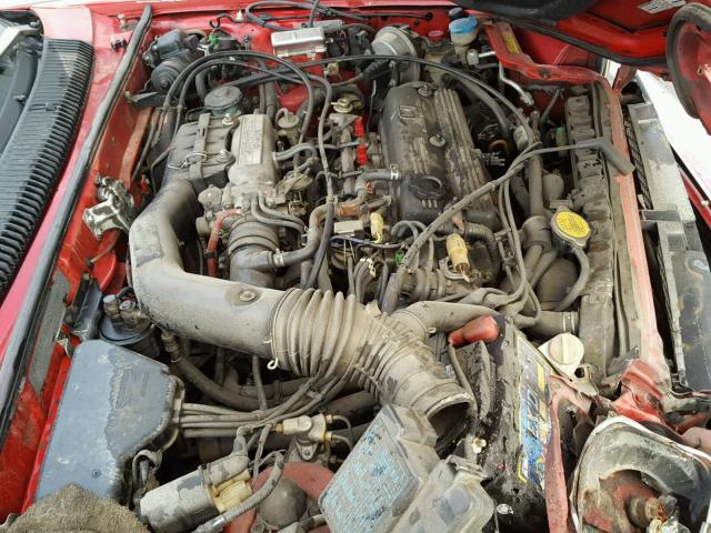 JHMBA3142HC020980 - 1987 HONDA PRELUDE 2. RED photo 7