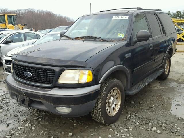 1FMRU1661YLA97308 - 2000 FORD EXPEDITION BLACK photo 2