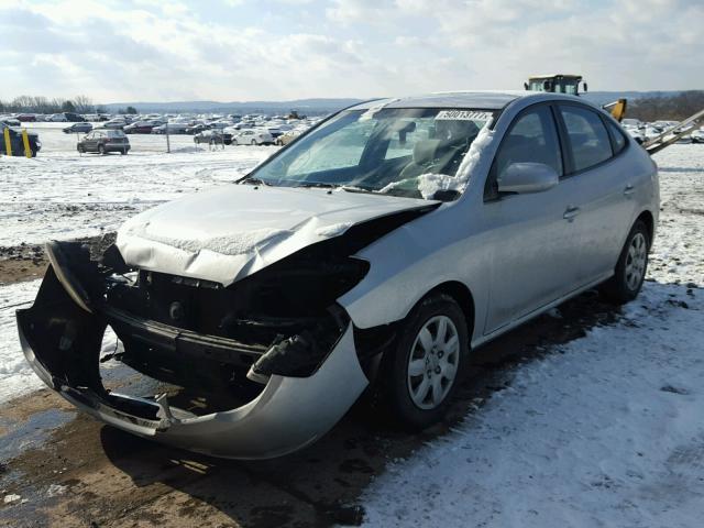 KMHDU46D69U666577 - 2009 HYUNDAI ELANTRA GL SILVER photo 2