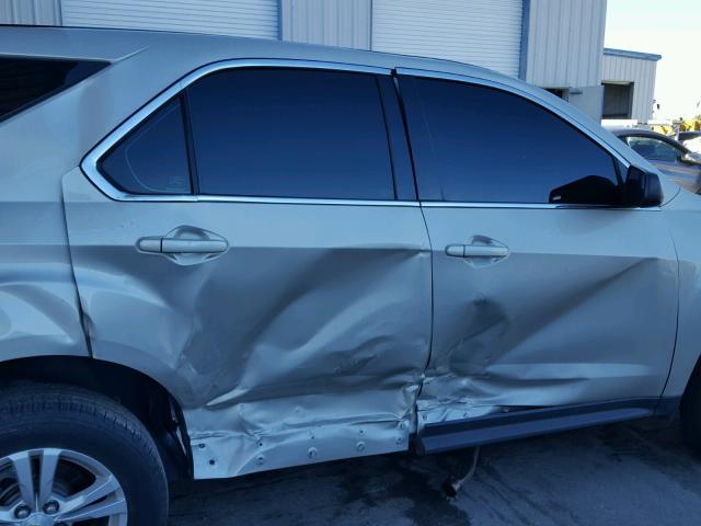 1GNALAEK4EZ105677 - 2014 CHEVROLET EQUINOX LS TAN photo 9