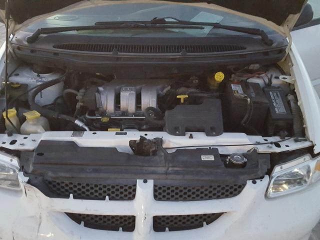 1B4GP44G5YB790336 - 2000 DODGE GRAND CARA WHITE photo 7