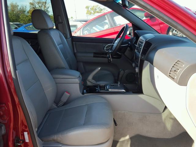 KNDJD736475697994 - 2007 KIA SORENTO EX RED photo 5