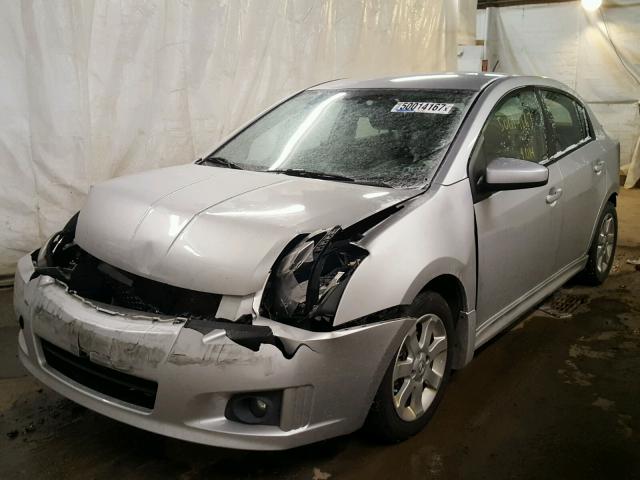 3N1AB6AP8CL652839 - 2012 NISSAN SENTRA 2.0 SILVER photo 2