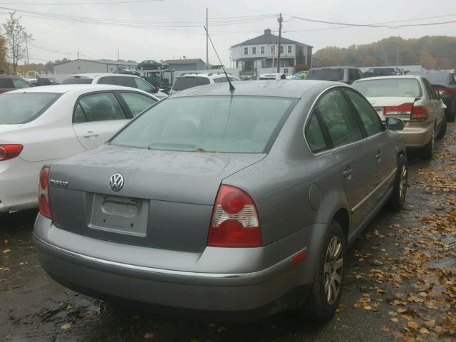 WVWPD63B83P203863 - 2003 VOLKSWAGEN PASSAT GLS GRAY photo 4