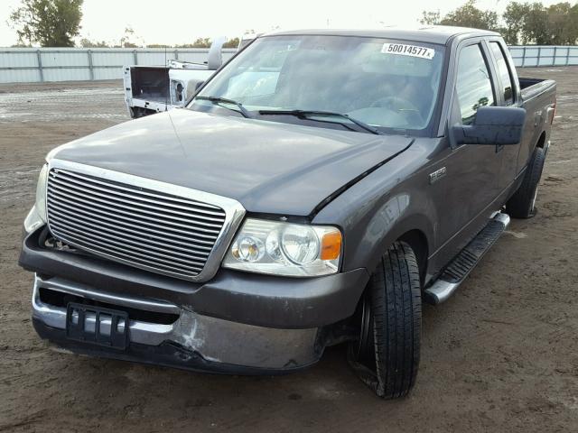 1FTPX12V96NB46269 - 2006 FORD F150 GRAY photo 2