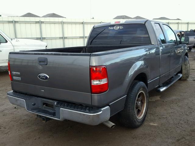 1FTPX12V96NB46269 - 2006 FORD F150 GRAY photo 4