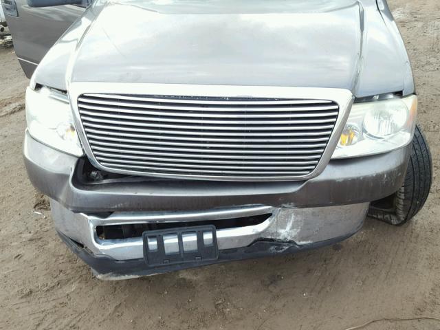 1FTPX12V96NB46269 - 2006 FORD F150 GRAY photo 7