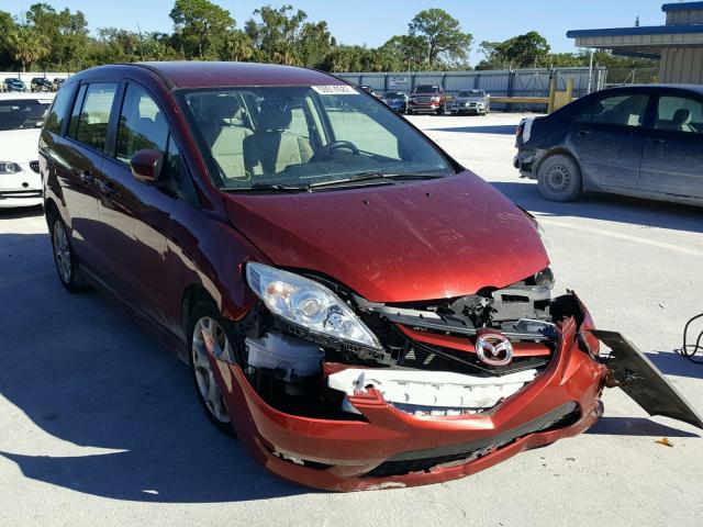 JM1CR2W36A0360777 - 2010 MAZDA 5 RED photo 1