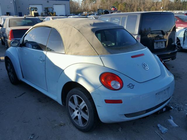 3VWRF31Y26M324453 - 2006 VOLKSWAGEN NEW BEETLE 蓝色 照片 3