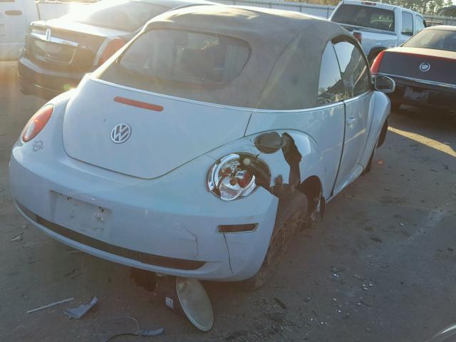 3VWRF31Y26M324453 - 2006 VOLKSWAGEN NEW BEETLE 蓝色 照片 4