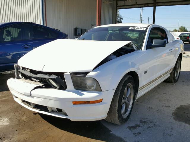 1ZVFT82H365159381 - 2006 FORD MUSTANG GT WHITE photo 2