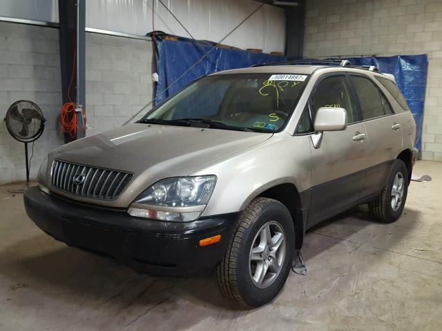 JT6HF10U1Y0157744 - 2000 LEXUS RX 300 TAN photo 2