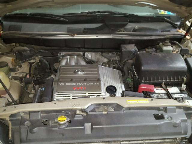 JT6HF10U1Y0157744 - 2000 LEXUS RX 300 TAN photo 7