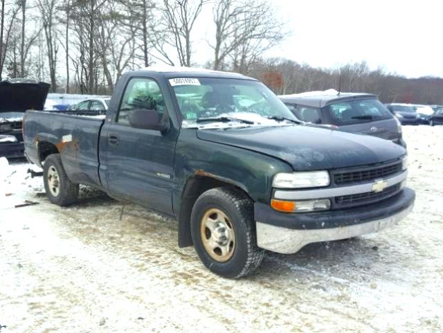 1GCEC14W72Z127540 - 2002 CHEVROLET SILVERADO GREEN photo 1