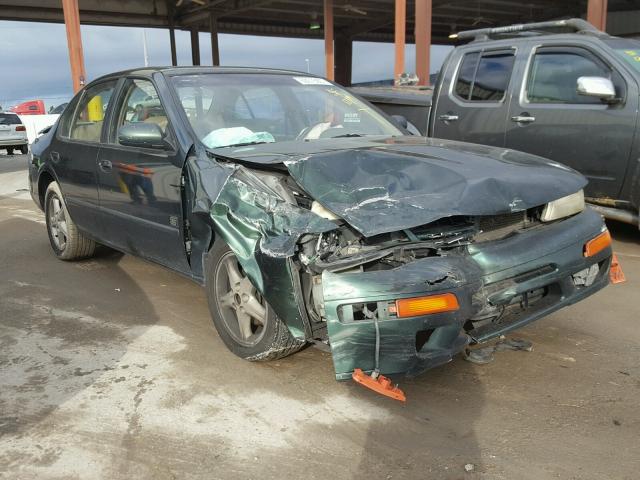 JN1CA21D4XT818799 - 1999 NISSAN MAXIMA GREEN photo 1