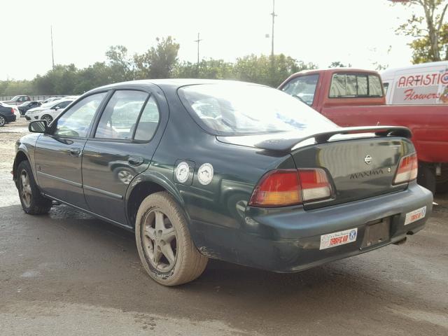 JN1CA21D4XT818799 - 1999 NISSAN MAXIMA GREEN photo 3