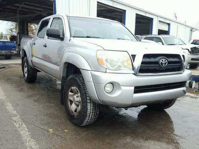 3TMJU62N66M017797 - 2006 TOYOTA TACOMA DOU SILVER photo 1