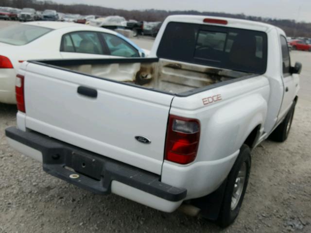 1FTYR10UX4PA27740 - 2004 FORD RANGER WHITE photo 4