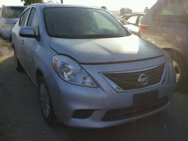 3N1CN7AP6DL873833 - 2013 NISSAN VERSA S SILVER photo 1