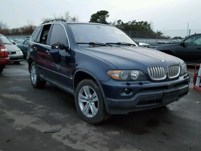 5UXFB53575LV19656 - 2005 BMW X5 4.4I BLUE photo 1