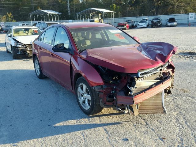 1G1PE5S9XB7222685 - 2011 CHEVROLET CRUZE LT RED photo 1