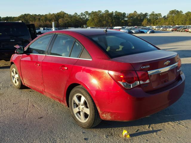 1G1PE5S9XB7222685 - 2011 CHEVROLET CRUZE LT RED photo 3